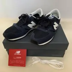 【未使用】New Balance U420スニーカー24.5㎝ Dネイビー