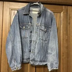 ライトブルー　デニムジャケット　Gジャン　メンズ