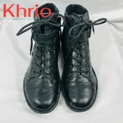 Khrio クーリオ　レースアップブーツ