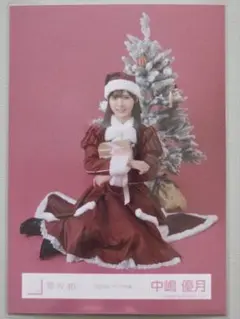 櫻坂46 中嶋優月 2025年サンタ衣装 座り