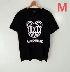 レディオ・ヘッド RADIOHEAD クマ ロゴ バンドTシャツ(M)T13