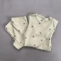 H&M ドット柄ロンパース・レギンスセット