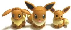 ポケモン　イーブイ　ミニフィギュア3種
