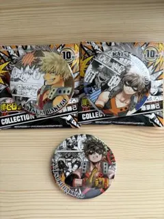 ヒロアカ　COLLECTION 缶バッジ コースター アクキー　爆豪勝己セット