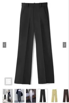 【美品タグ付き】センタープレスストレートパンツ[ai07]