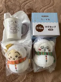 エニマイくじ　ちいかわ　うさぎ　モモンガ マスコット　マグカップ