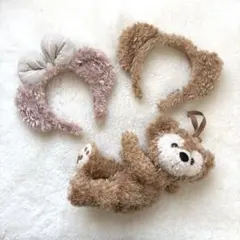 ダッフィー　シェリーメイ　カチューシャ　ポシェット