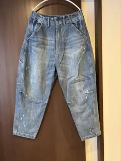 Liberaiders STAMPED DENIM SARROUEL PANTS