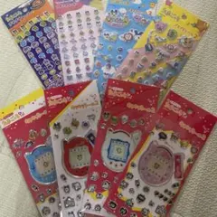 新品　たまごっち　プチプチシール　プチプチシール2 キラキラシール2 セリア