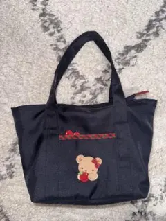 新品未使用】ファミリア ミニバッグ 赤チェック ファミちゃん 刺繍