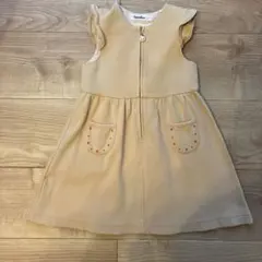 familiar ジャンバースカート 110 ベージュ　リアちゃん　日本製