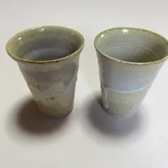 手作り陶器タンブラー 2個セット