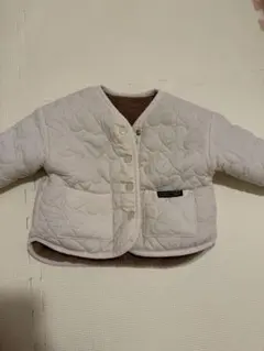 BREEZE リバーシブル ハート型キルティングジャケット　80