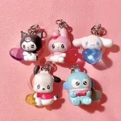 めじるしアクセサリー サンリオ エモきゅん 1弾 コンプセット ガチャガチャ