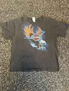 Harley-Davidson イーグルプリント Tシャツ 2014年製