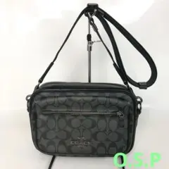 COACH コーチ シグネチャー ショルダーバッグ ブラック レディース