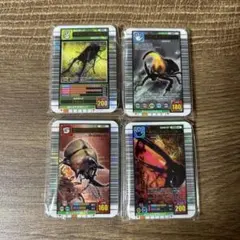 甲虫王者 ムシキング ミニチュアカードアクリル 4種
