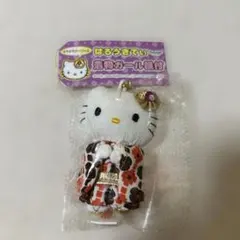 レトロ　ハローキティ　着物ガール根付　2009年