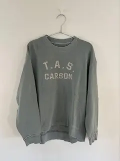 CUBE SUGAR 裏毛 ピグメント染め プルオーバー スウェット