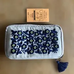 良品‼️ほぼ日 ひきだしポーチ 姉　ウクライナの花のサムネイル