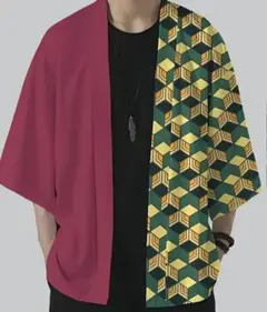 新品未使用　メンズXL　富岡義勇コスプレ　鬼滅の刃コスプレ はっぴハッピ　羽織