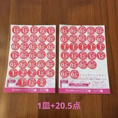 ヤマザキ 春のパンまつり2026 引換券 1皿+20.5点