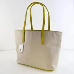 新品 未使用 URBAN RESEARCH トートバッグ 黄 白 おしゃれ 軽量