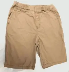 UNIQLOイージーショートパンツ ベージュ160cm　ユニクロ 半ズボン