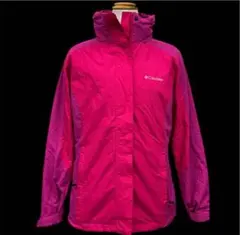 Columbia マウンテンパーカー ピンク　フリース付き　L 美品