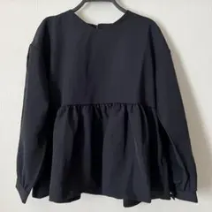 新品　 coca コカ　タグ付き　バックパール　ペプラム　パールボタン　ブラウス