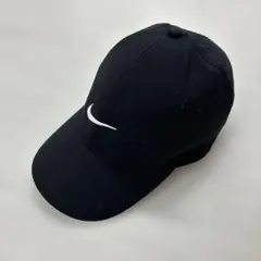 【美品】Nike メンズ 黒 キャップ 通気性メッシュ
