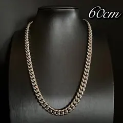 6mm 60cm シンプル ネックレス ストリート 喜平 シルバー n005e