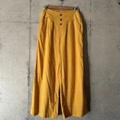 マスタード ガウチョパンツ