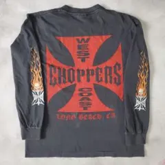 希少】 West Coast Choppers 2XL フレイムスカル ロンT - メルカリ