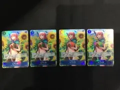 40▢レベッカ SR パラレル OP10-058 4枚セット　YW0317-1