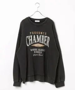 PAGEBOY カレッジクラフトスウェット ブラックのサムネイル