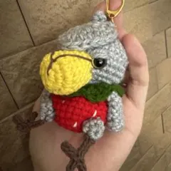 ハシビロコウ あみぐるみ キーホルダー