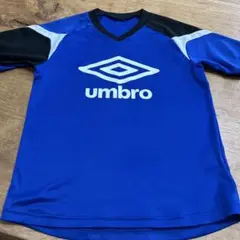 umbro 青 Vネック スポーツウェア