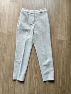 PLSTプラステ　グレー テーパードスラックス ウエストゴム　サイズXS S相当