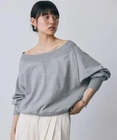 【美品】BABYLONE ボートクロップドカットソーのサムネイル