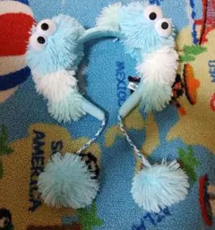 USJ セサミストリート クッキーモンスター ポンポンカチューシャ