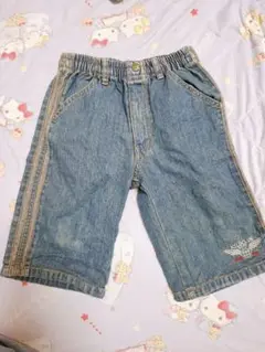 デニム ハーフパンツ　１１０cm