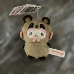 サンリオキャラクターズ どうぶつ着ぐるみマスコット たぬき マイメロ