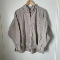 Mila Owen ストライプシャツ オーバーサイズシャツ ミラオーウェン