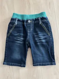 キッズ　ハーフパンツ　デニム