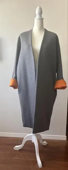 お値下げしました！【美品】ENFOLDエンフォルド　ウールリバーノーカラーコート