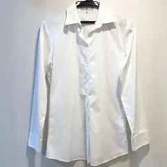 AOKI LES MUES Femme 長袖 スキッパーシャツブラウス 白 9号のサムネイル