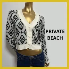 新品タグ付き PRIVATE BEACH レイヤード風 薄手 ニット Mのサムネイル