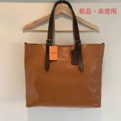 Zeha ツェハ 牛革 姫路レザー トートバッグ キャメル 定価26,400円