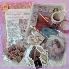 コラージュセットまとめ売りおすそ分け シール多め*.゜